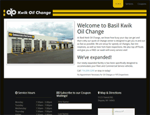 Tablet Screenshot of basilkwiklube.com